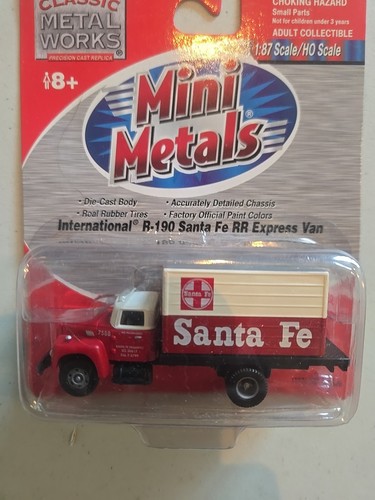 Classic Metal Works 30166 HO Mini Metals Santa Fe IH R-190 Express Truck - Picture 2 of 5
