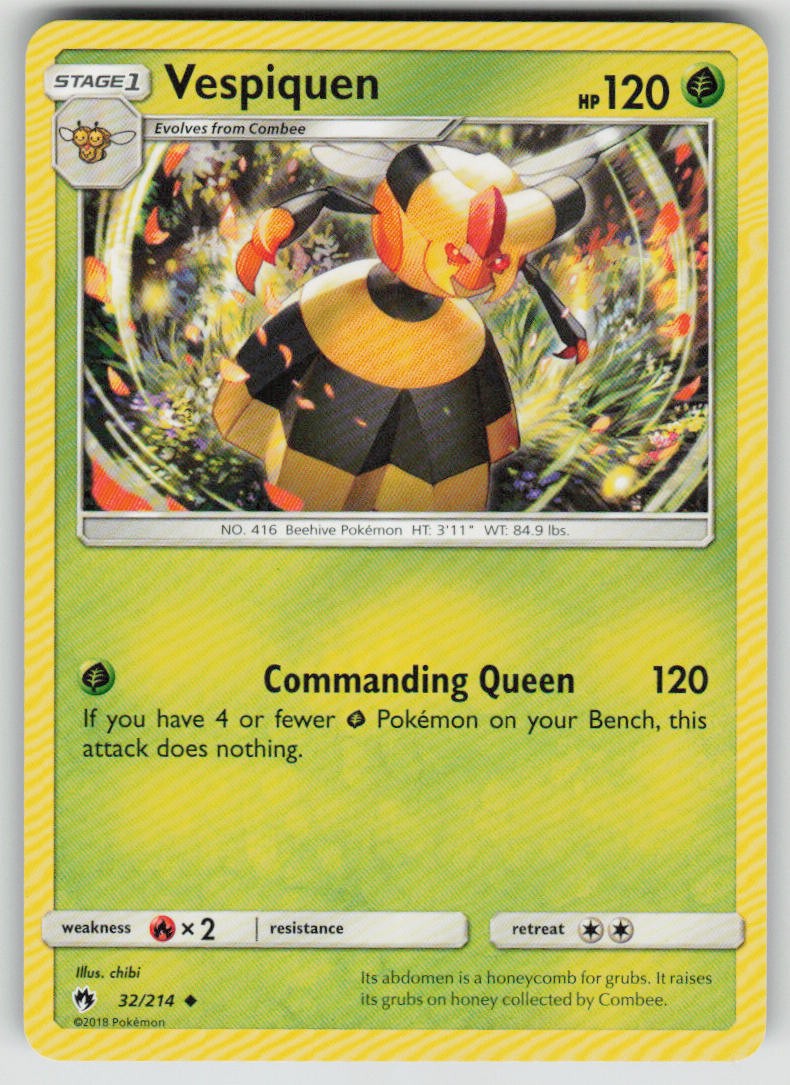 Pokemon Vespiquen 32/214 SM - Lost Thunder Normal