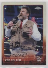 2015 Topps Chrome WWE Refractor Zeb Colter #78 0a3