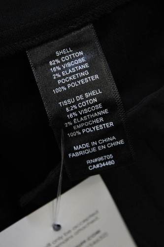 Tailored Rebecca Taylor Womens High Rise Suiting Pants Black Cotton Size 8 - Picture 5 of 7