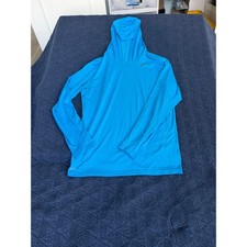Nike Dri-FIT Women's M Turquoise Lightweight Pullover Hoodie Running 2013