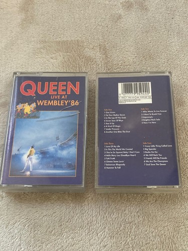Queen Live At Wembley 86 Double Cassette Tape - Picture 5 of 6