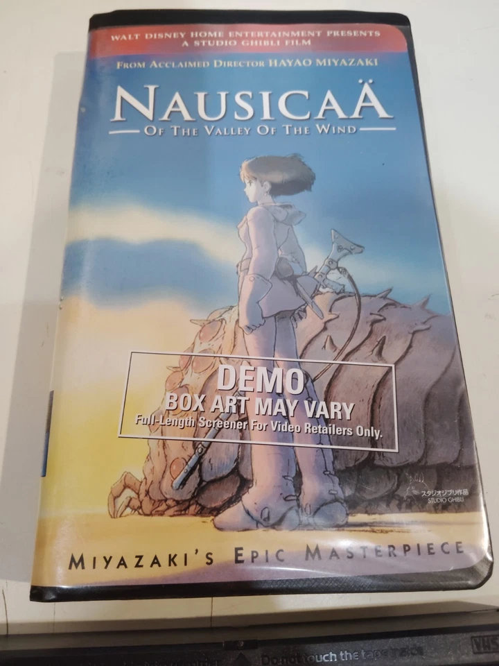 Nausicaa of the Valley of the Wind Studio Ghibli VHS Screener Demo English Rare - Imagen 2 de 4