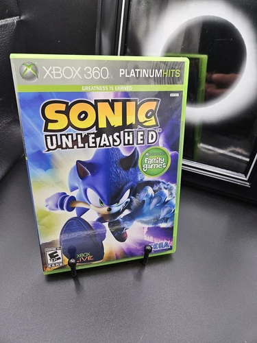 Sonic Unleashed Platinum Hits / Microsoft Xbox 360 / CIB / Clean / Tested / Read