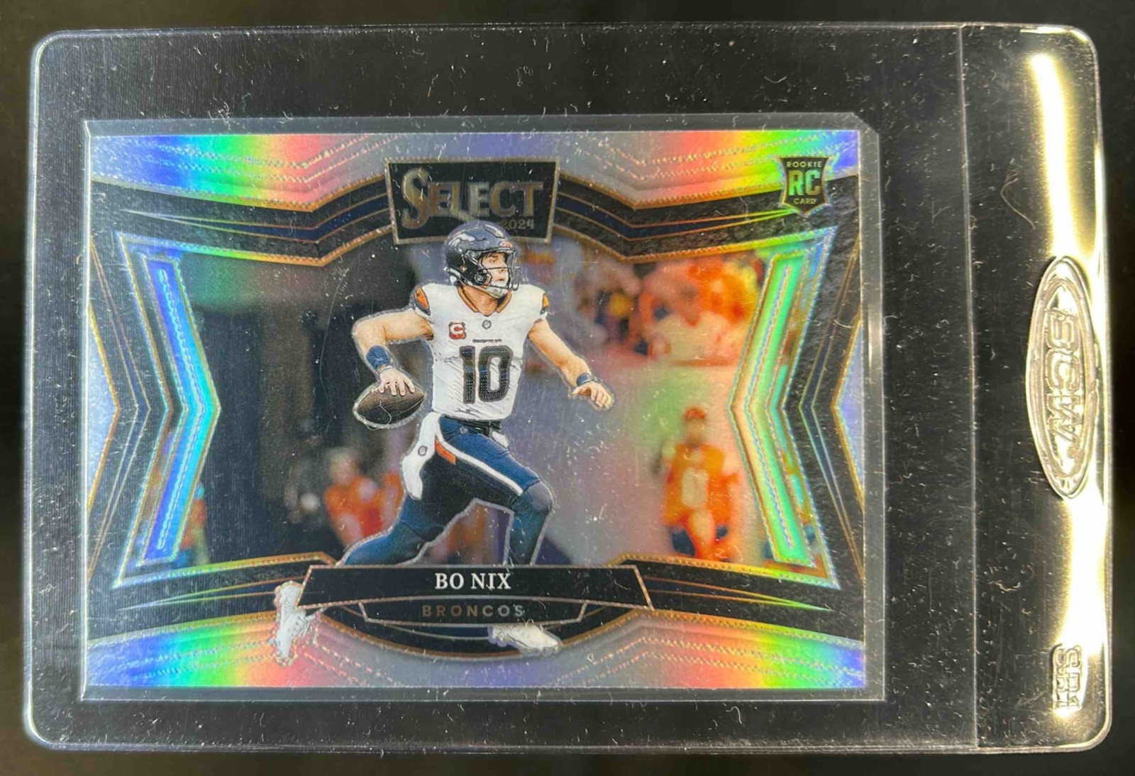 2024 Select Bo Nix Field RC Silver Prizm Rookie #472 Broncos