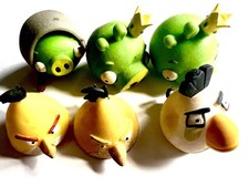 Angry Birds 2016 Soft Action Figure Lot Good Condition