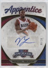 2021-22 Panini Chronicles Apprentice Signatures Gold 9/10 Nassir Little Auto 6fs