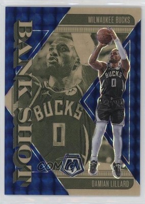 2024-25 Panini Mosaic Bank Shot Blue Mosaic Prizm /199 Damian Lillard #9 19l7