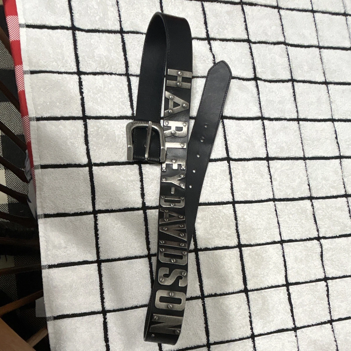 Harley-Davidson Studded Black Belts for Men for sale | eBay display picture 3