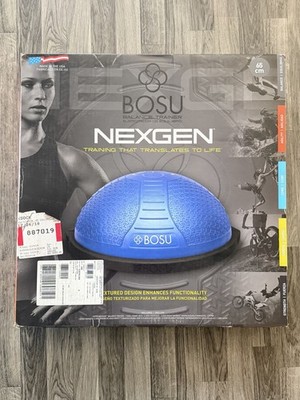 BOSU NexGen Home Fitness Exercise Gym Strength Flexibility Balance Trainer Blue