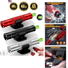 Car Emergency Glass Breaker Seatbelt Cutter Escape Tool Keychain Pack 3