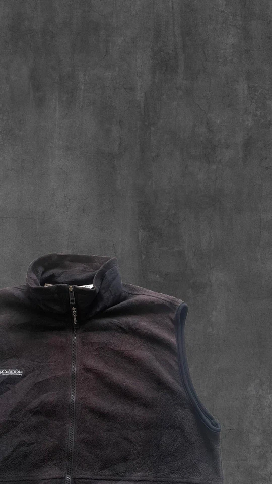 Columbia fleece Weste ärmellos (L) Schwarz - Bild 3 von 4