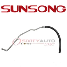 Sunsong Gear To Cooler Power Steering Return Line Hose for 1991-1992 pl