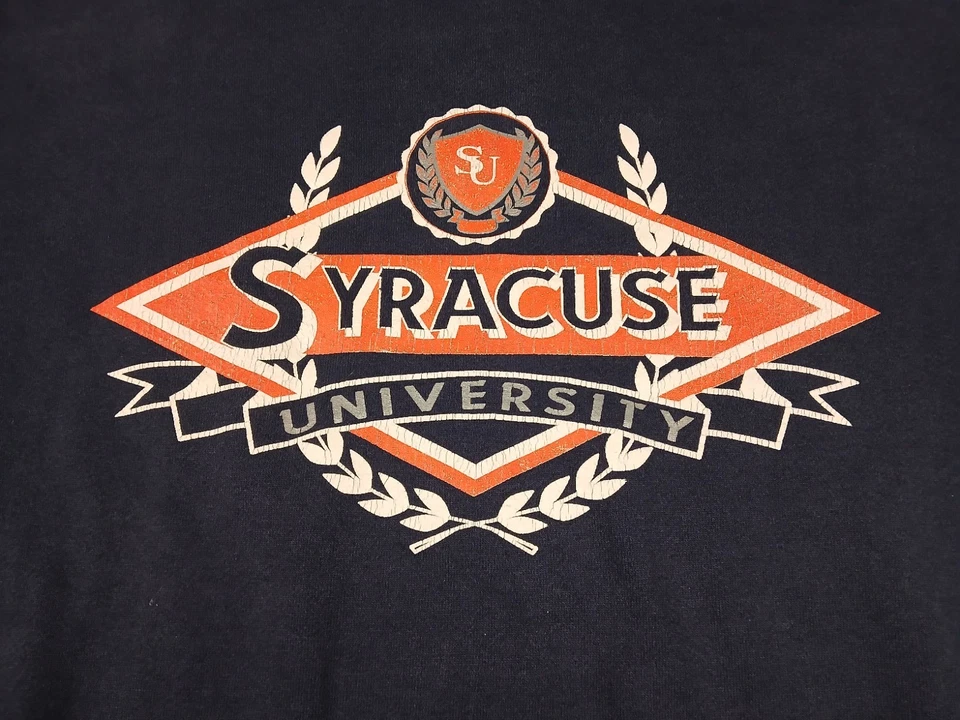 Sudadera De Colección Años 90 Syracuse University Naranja Hombre Talla XL EE. UU. JanSport Foto 2 de 4