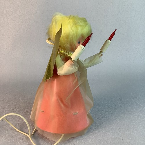Vintage KURT S. ADLER Lighted Angel Tree Topper(10 Lite Set) Original Box*JAPAN* - Picture 11 of 15