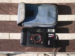 Konica Pop AF 35mm Compact with 34mm f3.8 Prime Lens.