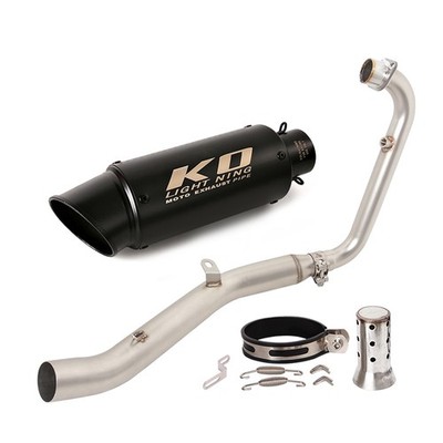 For Lifan KP Mini 150 2015-2025 Exhaust Front Link Pipe Muffler Complete System