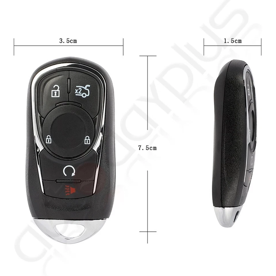 2 Remote Car Key Fob for Buick Lacrosse 2017 2018 2019 HYQ4EA 5 Buttons Foto 4 de 4
