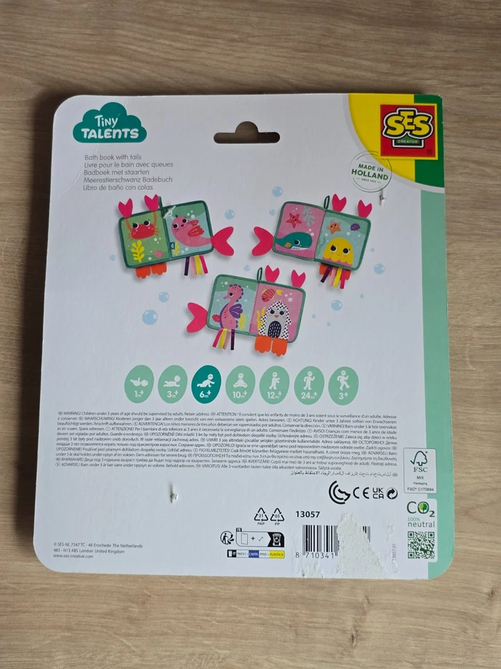 📚 Livre de bain bébé SES Creative – Dès 6 mois – Neuf 🛁👶 - Photo 2/2