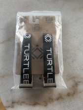 Turtlebox 1" Heavy Duty Stainless Tie Down Straps, 3' Pair, Black TB-STRAP 