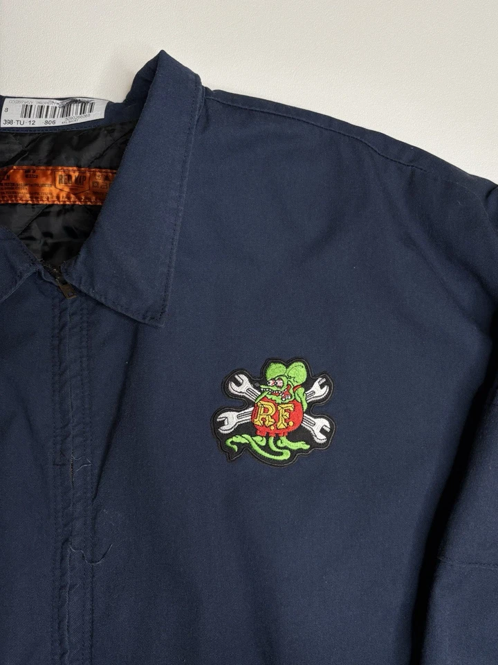 Chaqueta De Colección Rat Fink Ed Roth Mecánica Entrega De Trabajo | 4XL Foto 2 de 4