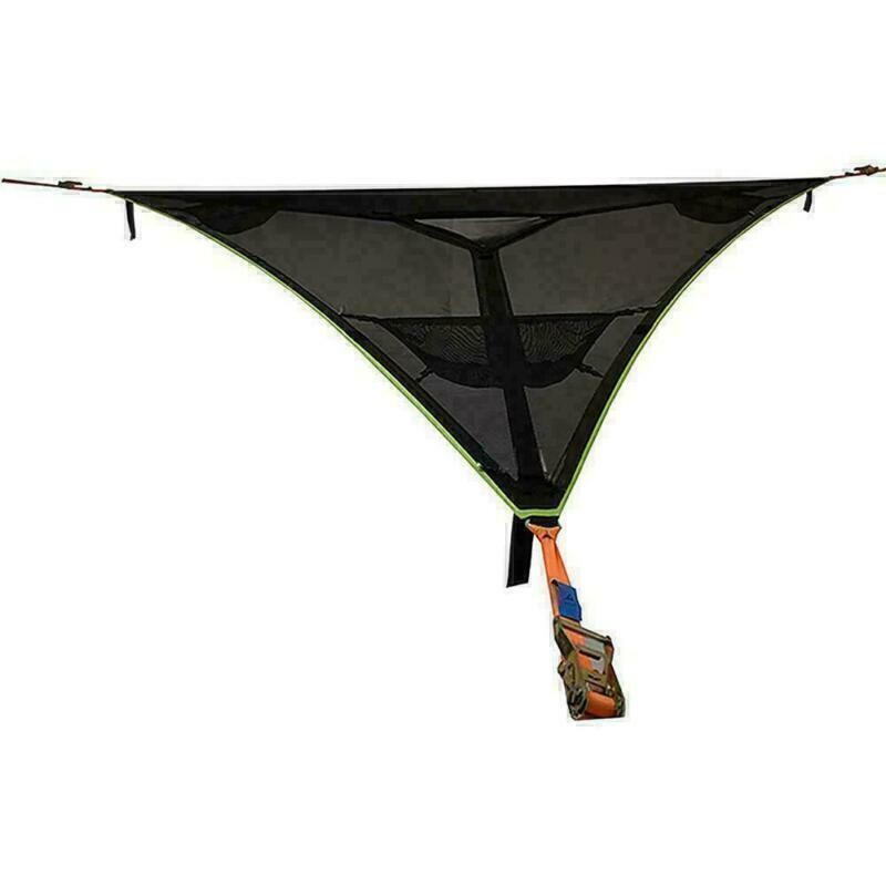 Triángulo Camping Hamaca Cama Exterior Colgante Columpio Alfombra Patio Trasero Árbol Casa Tienda