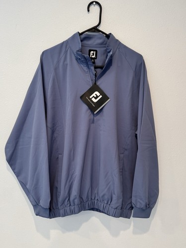 FootJoy FJ 1/4 Zip Wind Shirt Pullover Mens M Steel Blue Performance Golf Jacket