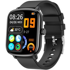 for Men, 1.69" Fitness Tracker with Heart Rate, , Tracking, with 100 Sports ...