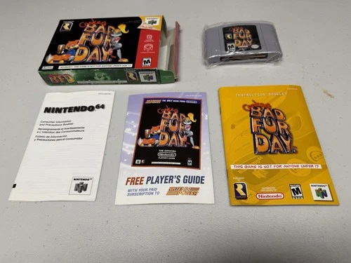 Conker’s Bad Fur Day Nintendo 64 N64 CIB
