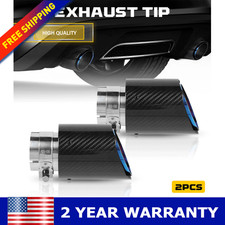 Exhaust Tip 2.5 Inlet Stainless Steel Turn Down Muffler Pipe 2.5id X 3od X 9l Exhaust Tip 2.5 Inlet Stainless Steel Turn Down Muffler Pipe 2.5id X 3od X 9l