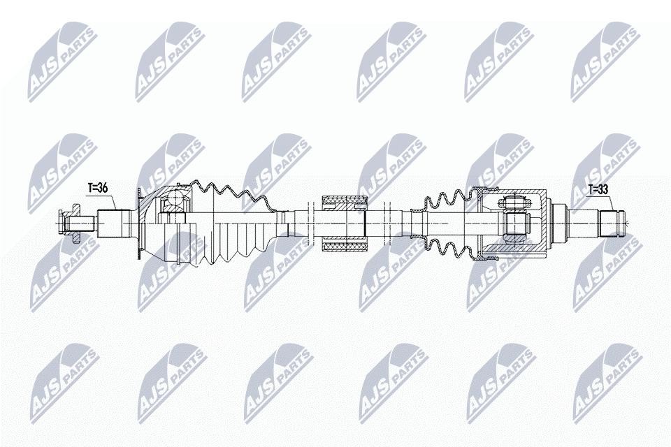 Fits NTY NPW-WW-234 FRONT DRIVE VW POLO 1.0 17-, SKODA FABOA 1.0 21-, SEAT IBIZ - Image 4