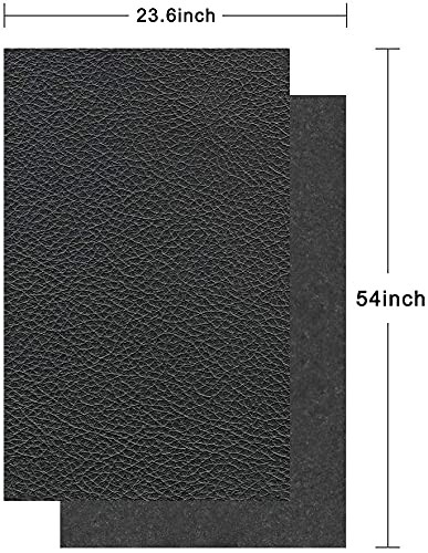 Soft Synthetic PU Fabric Material Faux Leather Sheets 54" x 23", 0.95mm Thick... - Picture 3 of 7