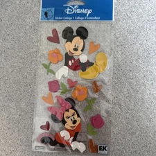 Jolee’s Boutique Disney Sticker Collage “MICKEY AND MINNIE” NIP