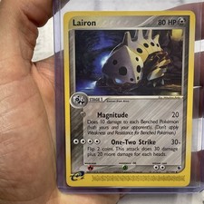 Pokémon Lairon Ruby And Sapphire 37/109 Vintage Vtg NM Non Holo Card Uncommon