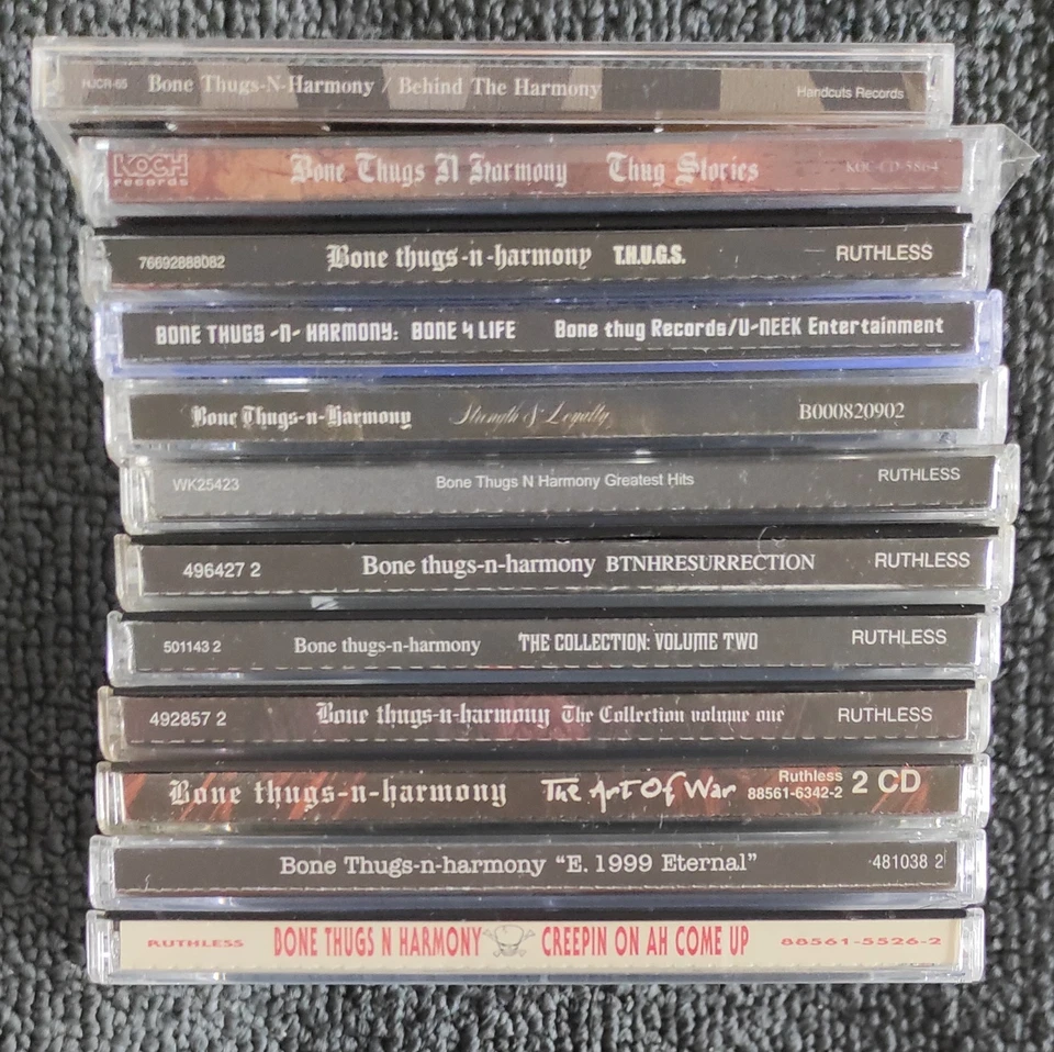 Bone Thugs N Harmony CD Starter Set (12 CD's) Krayzie Bizzy Layzie Wish Flesh - Bild 2 von 2