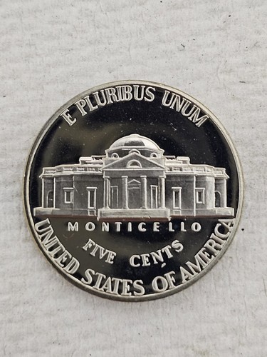 1972-s 5c Proof Jefferson Nickel 98B - Picture 2 of 2