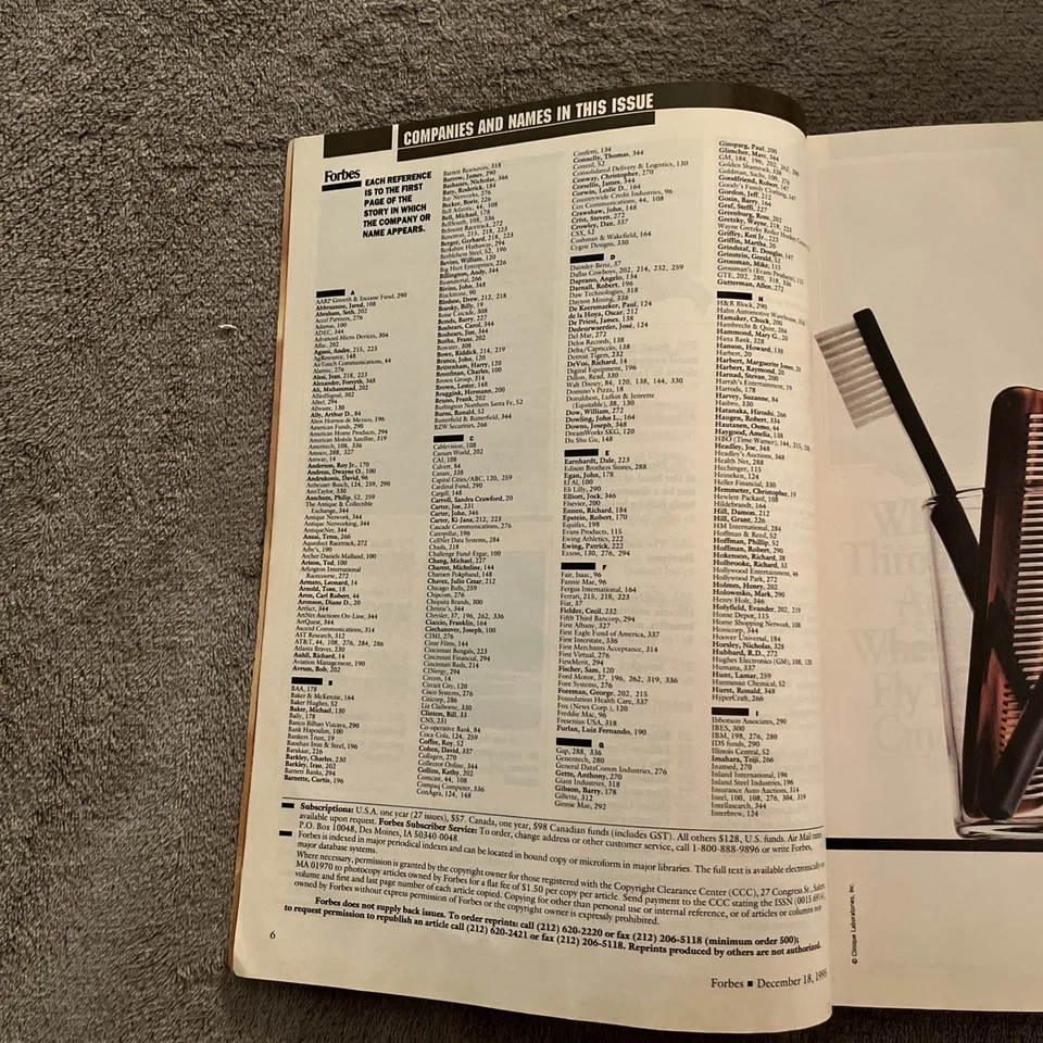 FORBES MAGAZINE December 18,1995 GEORGE FOREMAN — 第 4/4 张图片