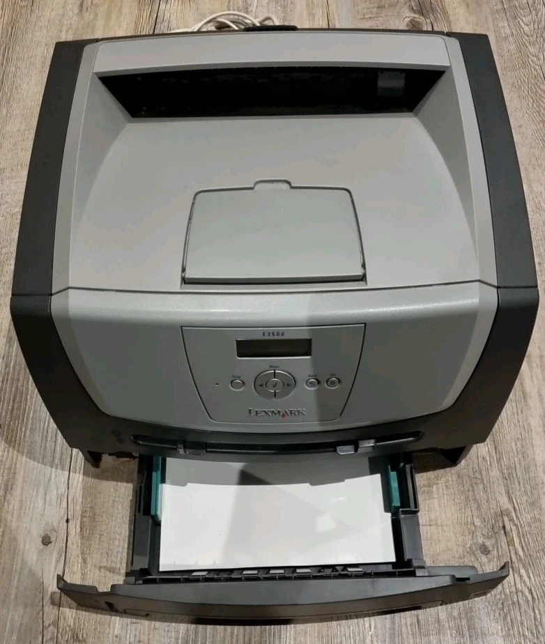 Laserdrucker Lexmark E350d Schwarz Weiß, USB A, Funktionsbereit - Bild 4 von 4