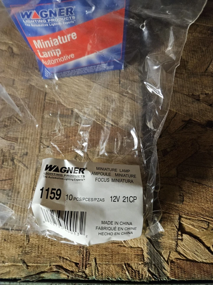 NEW WAGNER 1159 Miniature Lamp (10) - Image 3 of 4