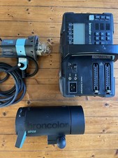 Broncolor Scoro 1600E power pack + Unilite Flash Head + Broken Siros Mono 800s