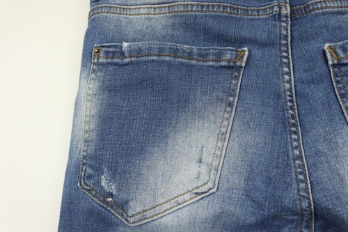 DSQUARED 2 Blue Wash Denim Regular Skinny Distressed Jeans Size 50 - Picture 15 of 20