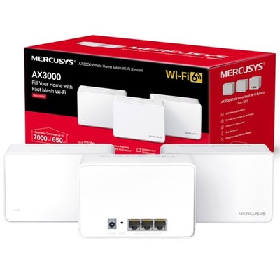 Mercusys AX3000 Mesh WiFi, Whole Home Mesh WiFi Extender Booster Covers up to 65