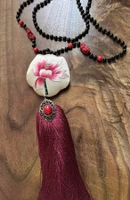 King silk art handmade embroidery art “Charm of the Lotus” 