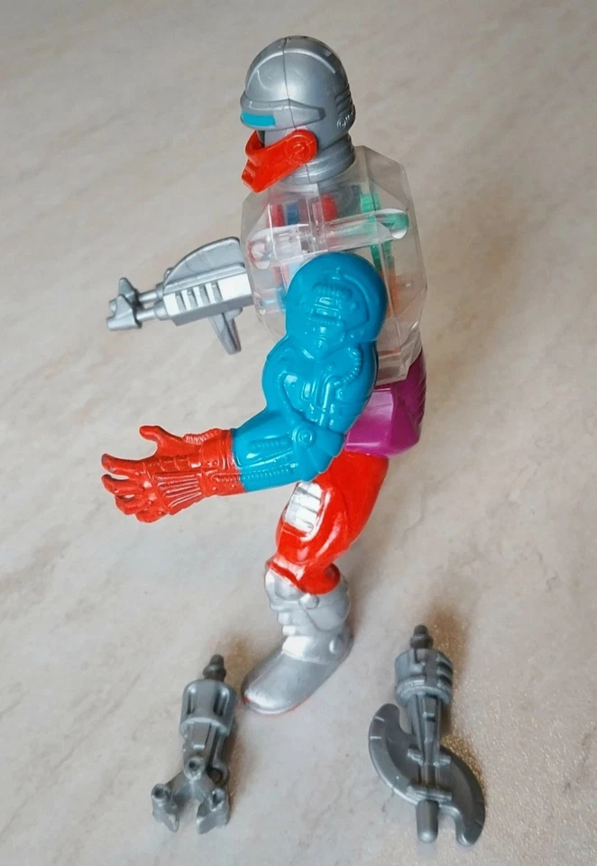 Roboto Masters of the Universe completo di blister originale in ottimo stato  - Immagine 4 di 4