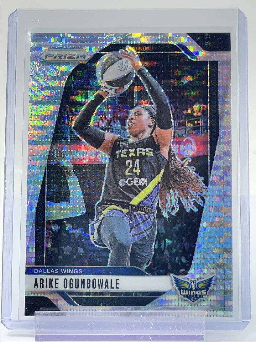 ARIKE OGUNBOWALE 2024-25 PANINI PRIZM WNBA PULSAR WINGS #28 /499 Q4193