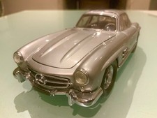 TASTY Franklin Mint 1954 MERCEDES-BENZ 300 SL Gullwing 1:24 Diecast Silver