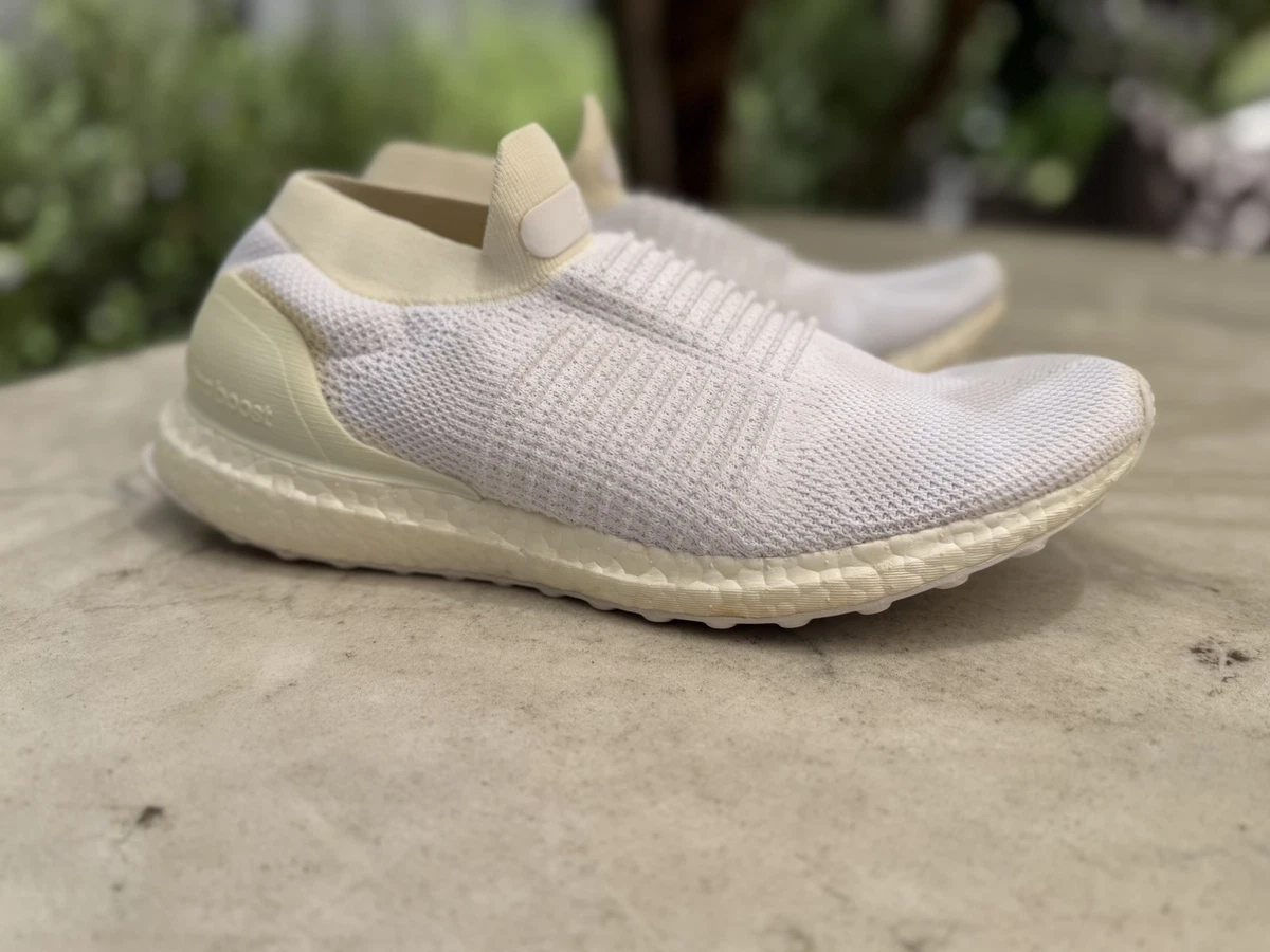 adidas UltraBoost Laceless Triple White for Sale | Authenticity