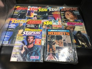 VTG Lot of Starlog Science Fiction Film & TV Magazine 1980s Star Wars Jedi