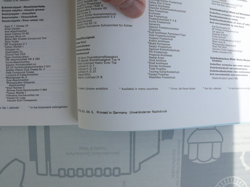 Mercedes W112 300SE Owner's Manual German, English, Svenska reprint 1982 NOS! - Bild 3 von 5