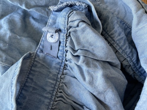 Carters Girls Blue Chambray Jumper Size 6x - Picture 4 of 6